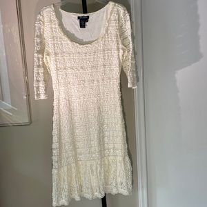 Max Edition cream colored dress size medium
